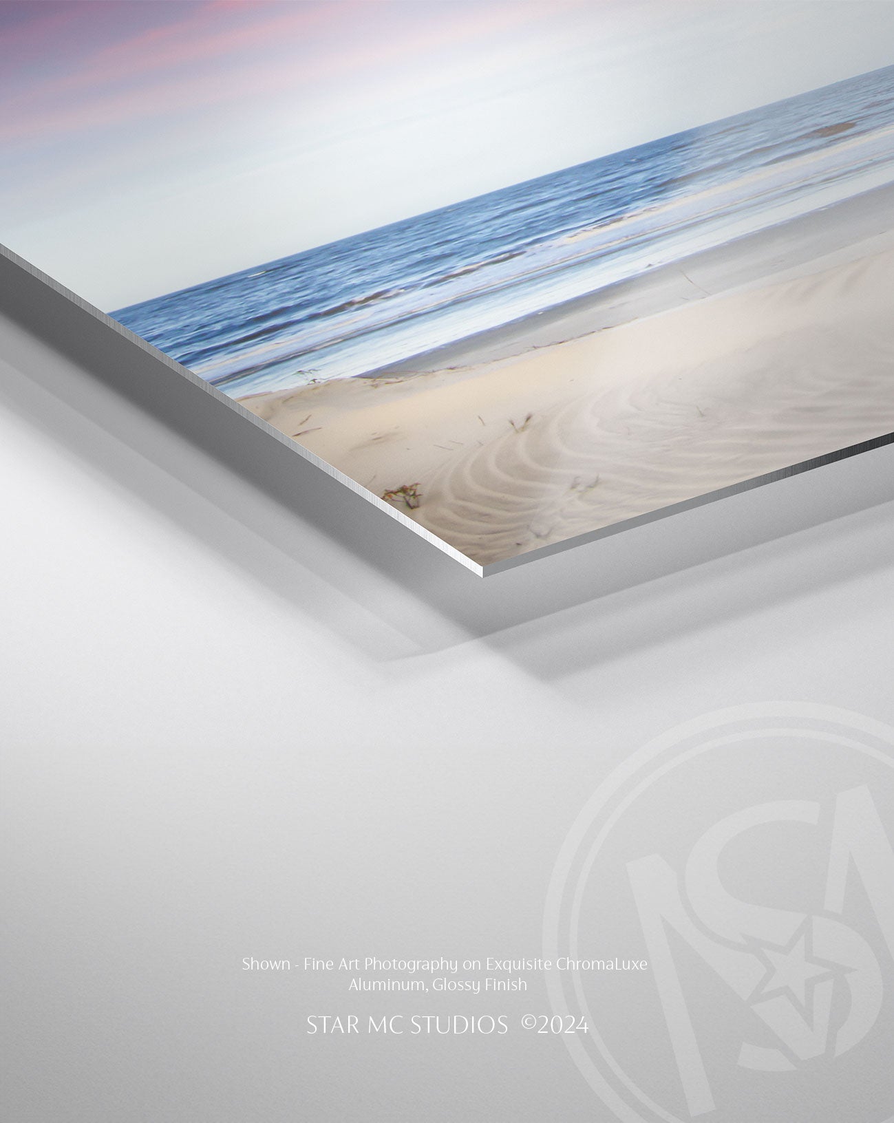 Peaceful Jekyll Island beach at dawn with sand dunes and pastel skies, captured in limited edition fine art photography—coastal wall art for collectors.